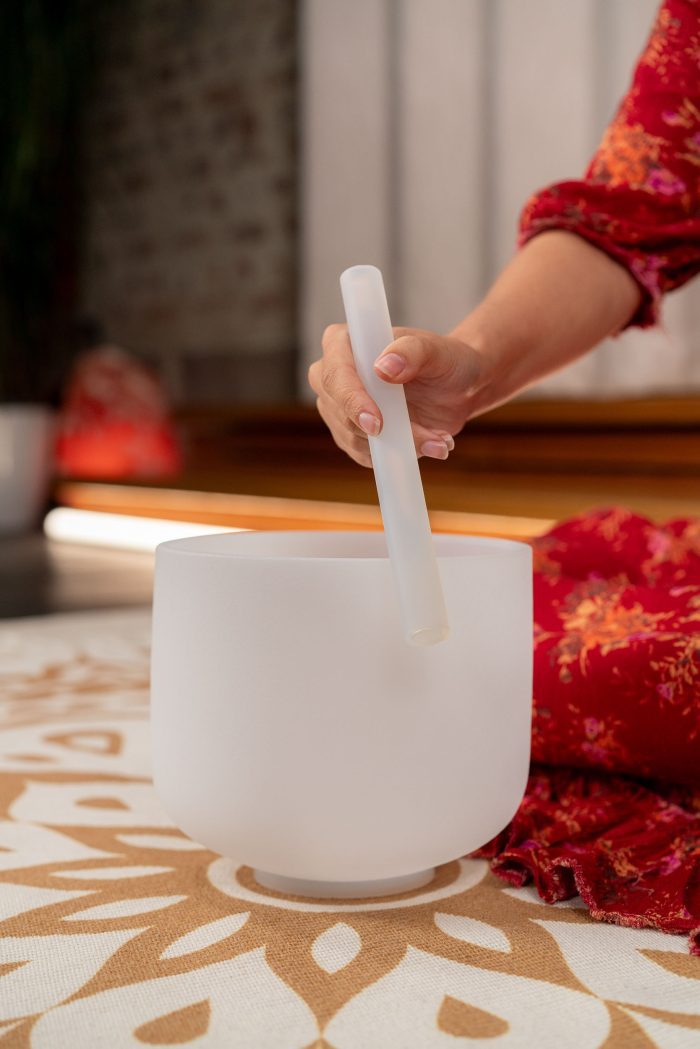 Meinl CSB8C5 Crystal Singing Bowl 8'' / C / 432Hz Root Chakra