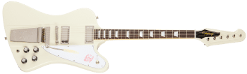 Epiphone 1963 Firebird V Maestro Vibrola Reissue Polaris White