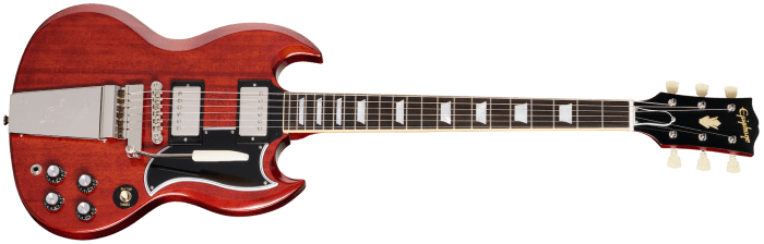 Epiphone 1964 SG Standard with Maestro Vibrola Reissue Cherry Red