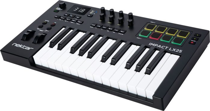Nektar Impact LX25mk3 - MIDI keyboard, 25 keys, pads & encoders