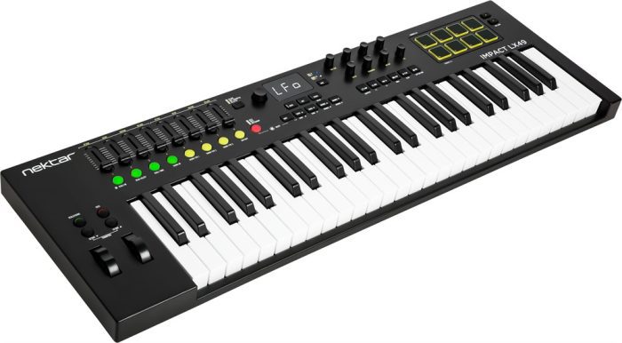 Nektar Impact LX49mk3 - MIDI keyboard, 49 keys, pads, faders & encoders