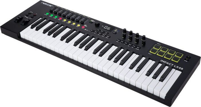 Nektar Impact LX49mk3 - MIDI keyboard, 49 keys, pads, faders & encoders