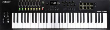 Nektar Impact LX61mk3 - MIDI keyboard, 61 keys, pads, faders & encoders