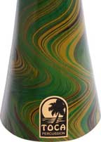 Toca 56" Duro Didgeridoo Large Horn Green Swirl