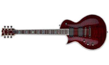 Ltd EC-1000 STBC LH SEE THRU BLACK CHERRY