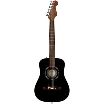 Fender DE Redondo Mini with Bag, Walnut Fingerboard, Black Top