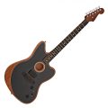 Fender American Acoustasonic Telecaster, Channel-Bound Neck, Ebony Fingerboard, Tungsten