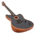 Fender American Acoustasonic Telecaster, Channel-Bound Neck, Ebony Fingerboard, Tungsten