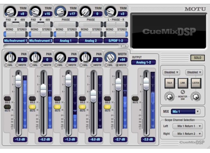 Motu Audio Express