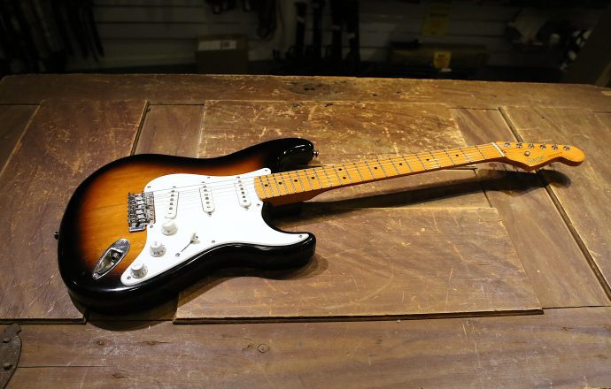 Begagnad Squier Stratocaster Classic Vibe 50´s Sunburst hos Musikbörsen i Göteborg
