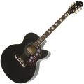 Epiphone EJ-200SCE (Solid Top) Black Acoustics