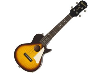 Epiphone Les Paul Acoustic/Electric Ukulele Outfit (Concert) Vintage Sunburst Ukulele