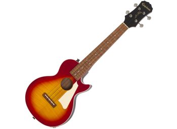 Epiphone Les Paul Acoustic/Electric Ukulele Outfit (Tenor) Heritage Cherry Sunburst Ukulele