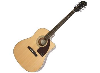 Epiphone AJ-210CE Outfit Incl. Hard Case Natural Acoustics