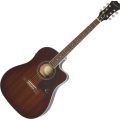 Epiphone AJ-220SCE Mahogany Burst Acoustics