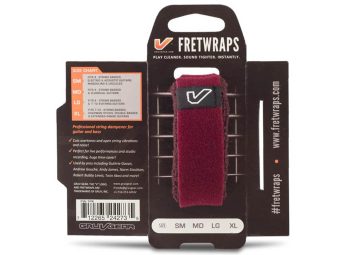 Gruv-Gear FretWraps HD Wine 1-Pack Burgundy - Small