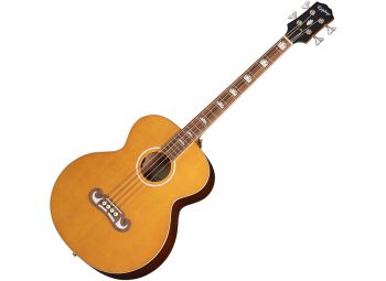 Epiphone El Capitan J-200 Studio Bass Fishman Sonitone Aged Natural Antique