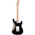 Squier Stratocaster Left-Handed, Maple Fingerboard, White Pickguard, Black