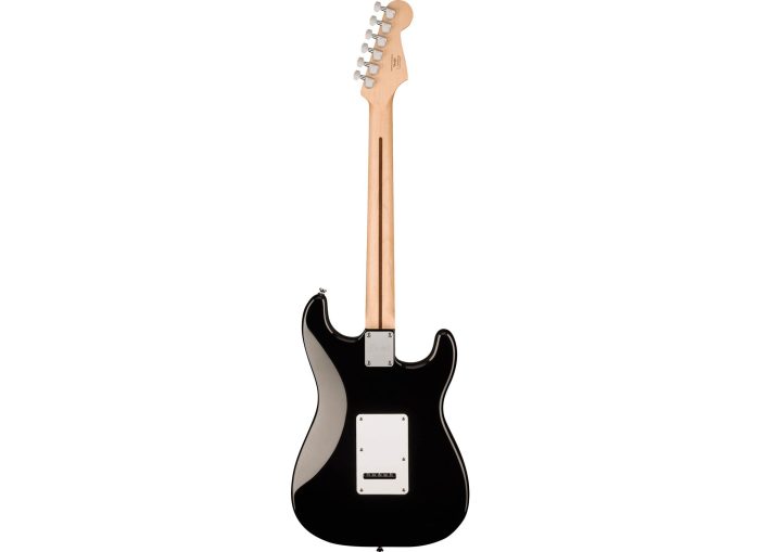 Squier Stratocaster Left-Handed, Maple Fingerboard, White Pickguard, Black