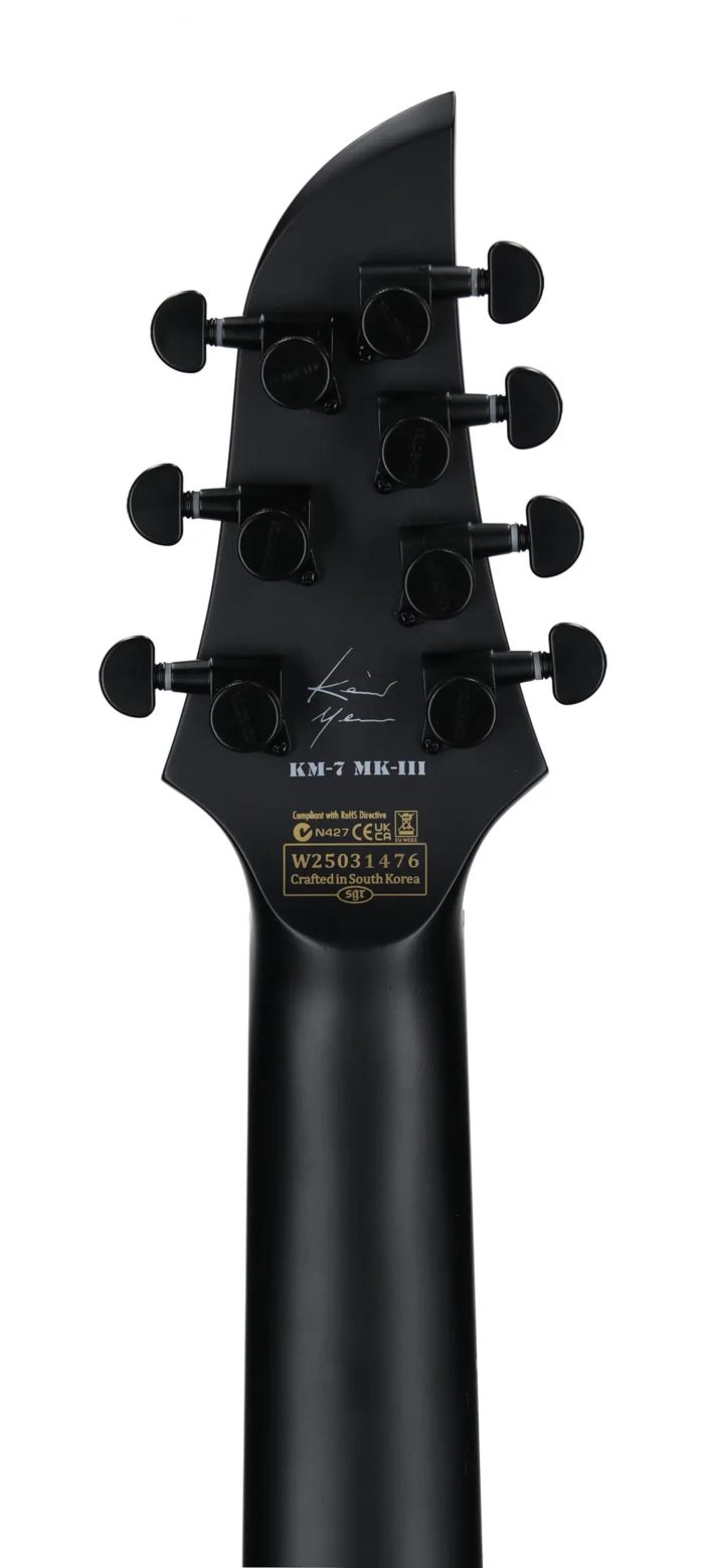 Schecter KM-7 MK-III EX SATIN BLACK OPEN PORE SBOP