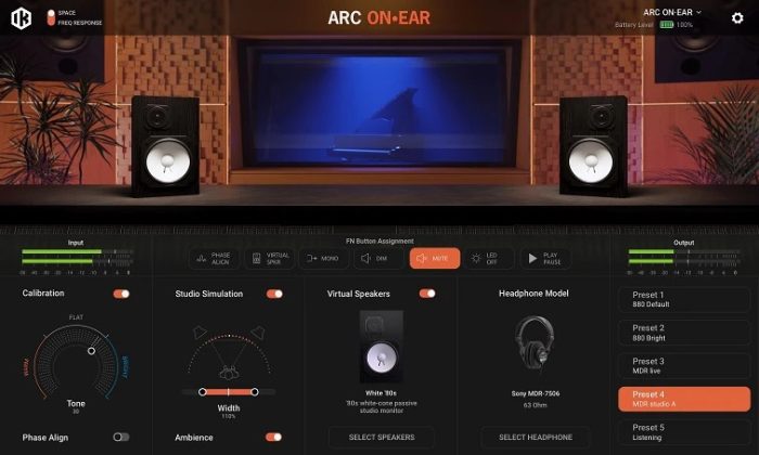 Ik-Multimedia IK ARC-ON EAR HEADPHONE AMP