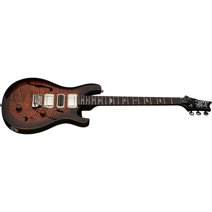 Prs SE Semi Hollow Orange Tiger Smokeburst