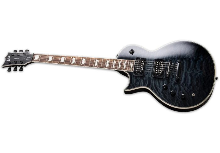 Ltd Ec-1000 Piezo Stblk Lh See Thru Black Ec Series Guitars - Lefthand