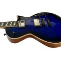Esp Eclipse Qm Dark Blue Sundburst Emg Bh