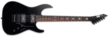 Esp Kh-2 Neck Thru Body Black Kirk Hammet Signature Series
