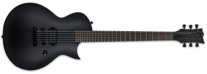Ltd Ec Black Metal Blks Black Satin Ec Series Guitars