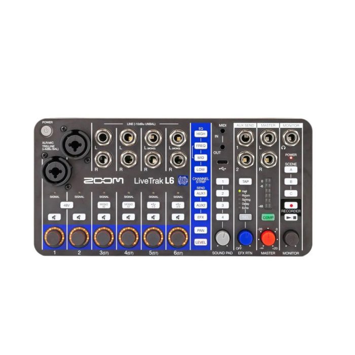 Zoom LiveTrak L6 10-Track Digital Mixer / Recorder