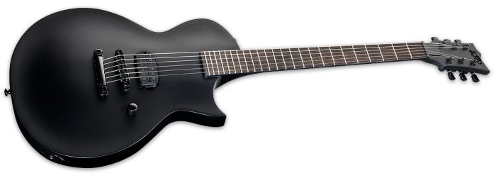 Ltd Ec Black Metal Blks Black Satin Ec Series Guitars