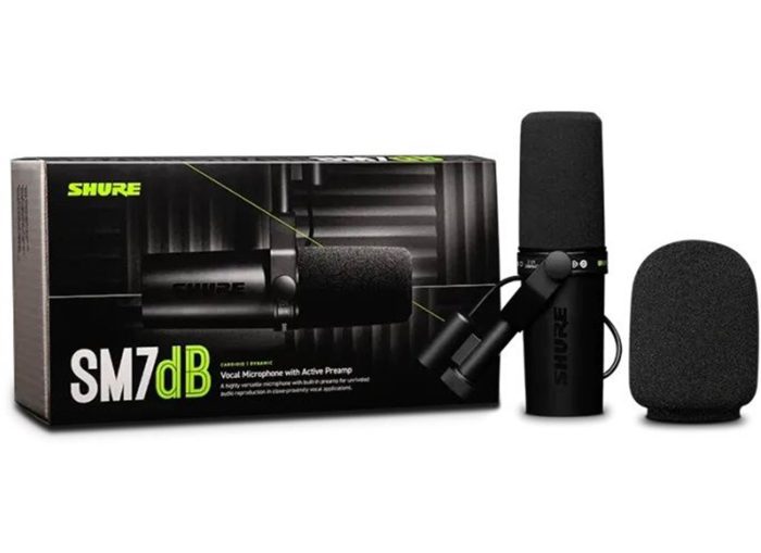 Shure SM7DB Active Cardioid Dynamic Studio Vocal Mic