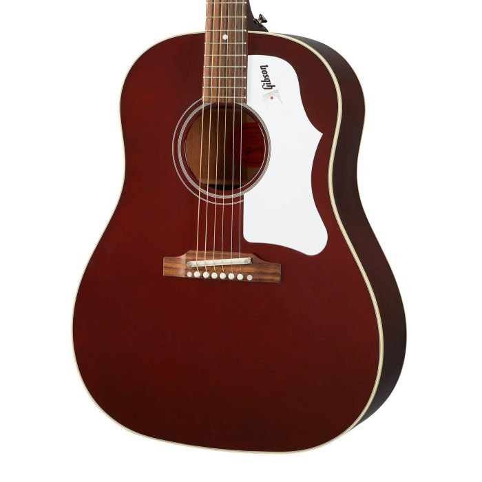 Gibson 60s J-45 Original, Adj Saddle (no pickup) Wine Red