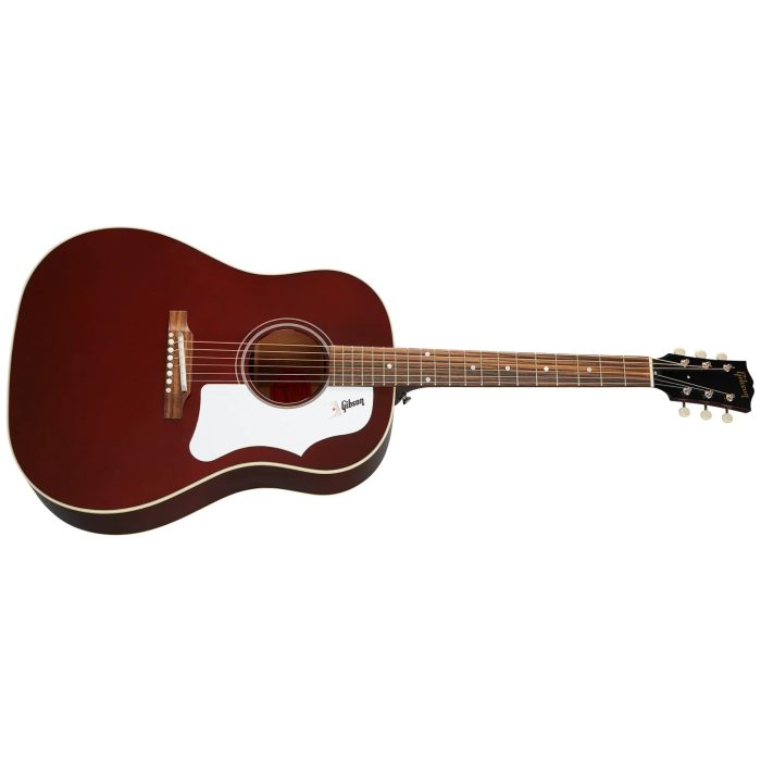 Gibson 60s J-45 Original, Adj Saddle (no pickup) Wine Red