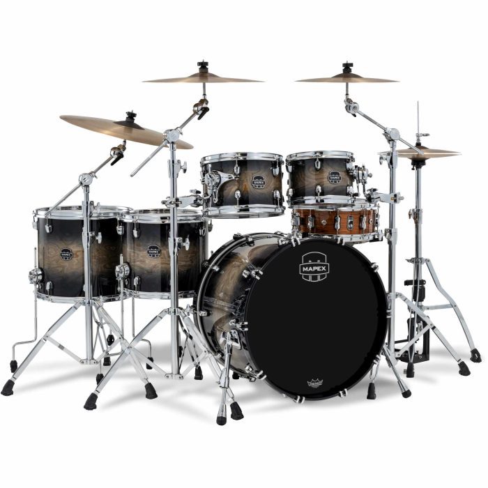 Mapex Saturn VI SR628XUZXG - Black Ink Burst