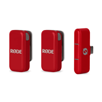Rode Micro (USB-C, Red) Ultra-Compact Wireless Mic System