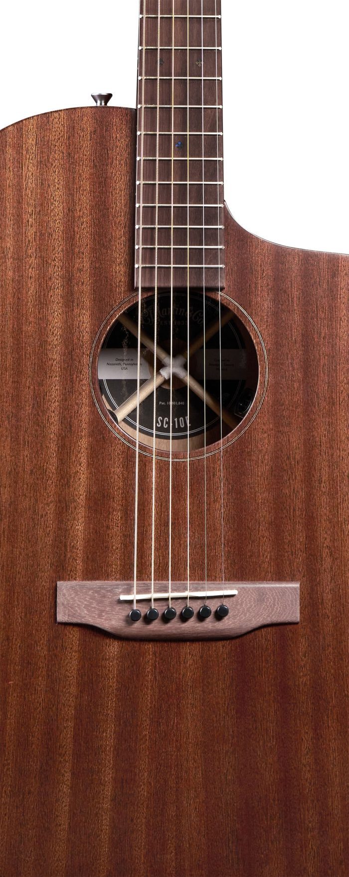 Martin SC-10E Modern Sapele