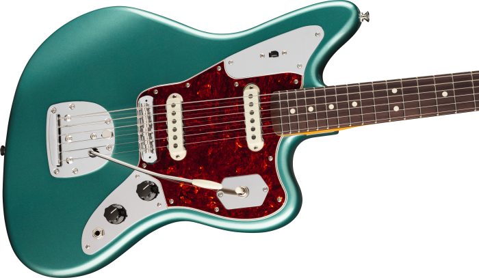 Fender American Professional Classic Jaguar, Rosewood Fingerboard, Faded Sherwood Green Metallic