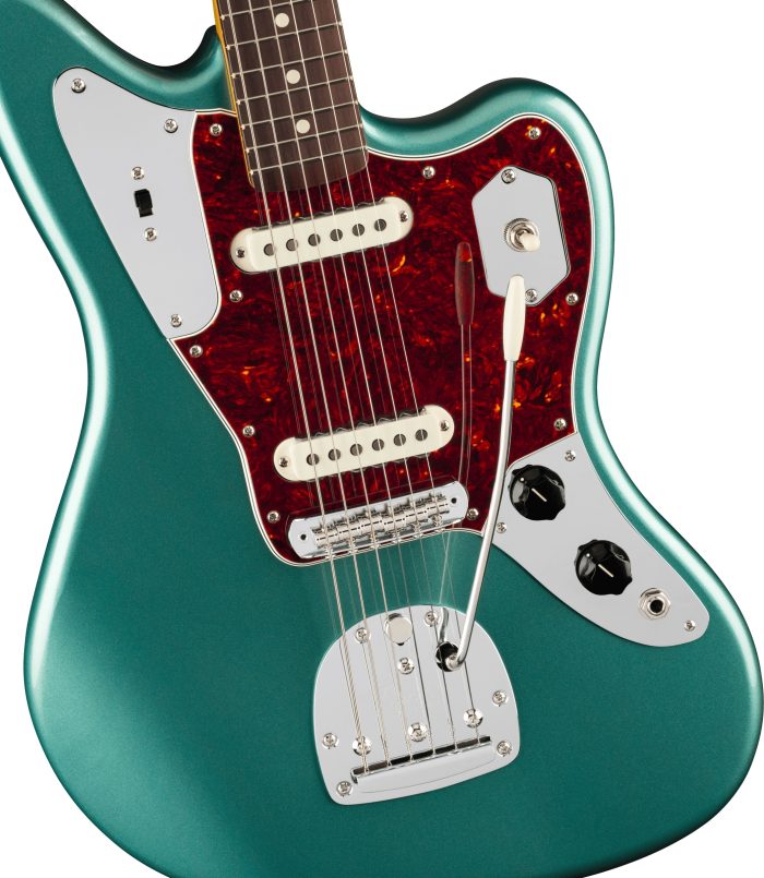 Fender American Professional Classic Jaguar, Rosewood Fingerboard, Faded Sherwood Green Metallic