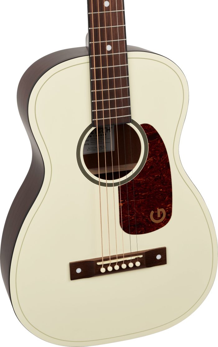 Gretsch Jim Dandy Parlor LTD, Walnut Fingerboard, Tortoise Pickguard, Vintage White