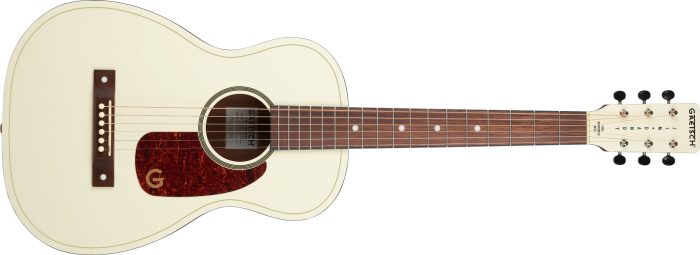 Gretsch Jim Dandy Parlor LTD, Walnut Fingerboard, Tortoise Pickguard, Vintage White