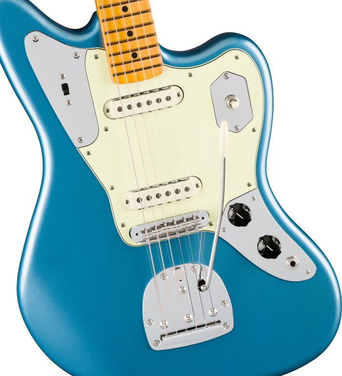 Fender American Professional Classic Jaguar, Maple Fingerboard, Faded Lake Placid Blue