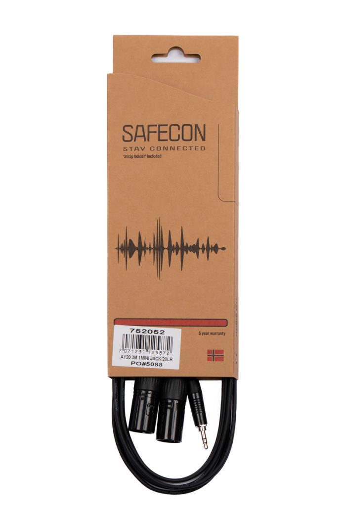 Safecon Ay20 3M 1 Mini Jack/2 Xlr