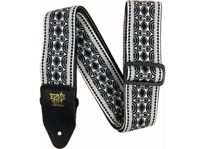 Ernie-Ball Eb-5319 Beatnik Blk Jacq Strap