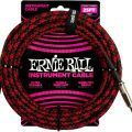 Ernie-Ball 6398 25Ft Cable Red/Bk 7,5M