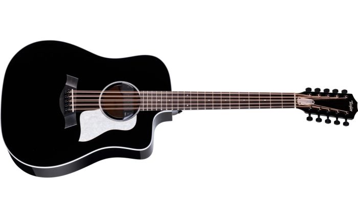 Taylor Somos 250ce Plus BLK Bajo Quinto 10-string,Black