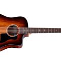 Taylor Somos 260ce-K DLX Bajo Quinto 10-string, Koa,Shaded Edgeburst