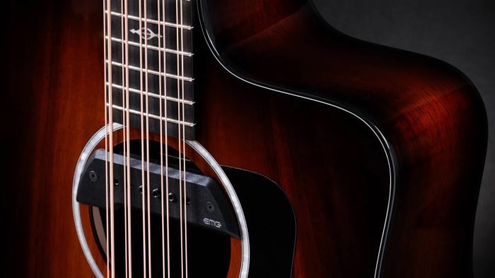 Taylor Somos 260ce-K DLX Bajo Quinto 10-string, Koa,Shaded Edgeburst