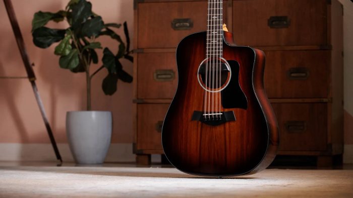 Taylor Somos 260ce-K DLX Bajo Quinto 10-string, Koa,Shaded Edgeburst